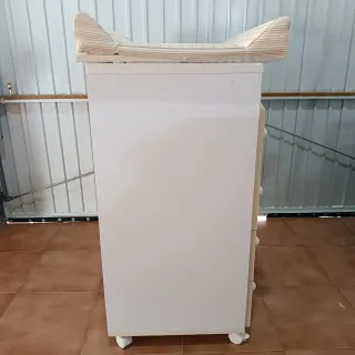 Cambiador bebé blanco