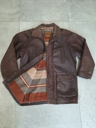 Chaqueta Piel Redskins Top Gun Aviador