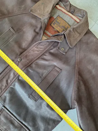 Chaqueta Piel Redskins Top Gun Aviador