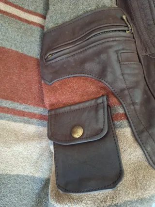 Chaqueta Piel Redskins Top Gun Aviador