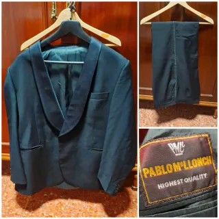 Traje de fiesta hombre negro