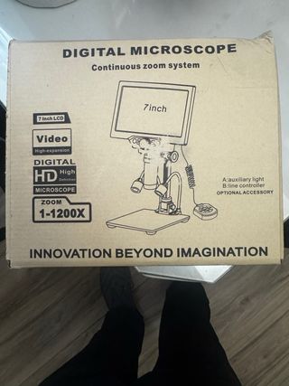 Microscopio Digital 1080P Zoom 1-1200X está Nuebo
