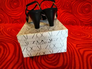 Scarpe Zocal donna tacco nero misura 35