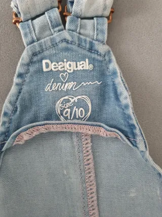 Peto vaquero Desigual niña T9/10