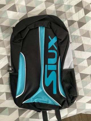 Mochila Siux Negra y Turquesa