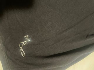 Camisa Polo Marina Rinaldi Negra/Azul Oscuro