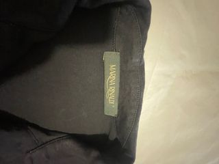 Camisa Polo Marina Rinaldi Negra/Azul Oscuro