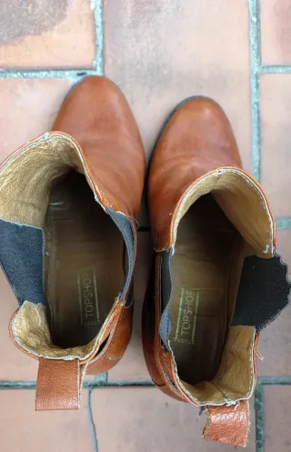 Botín Topshop Marrón Talla 40.
