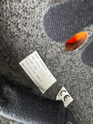 Casco naranja infantil 53-57 cm