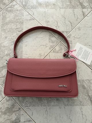 Borsa Label Rose rosa