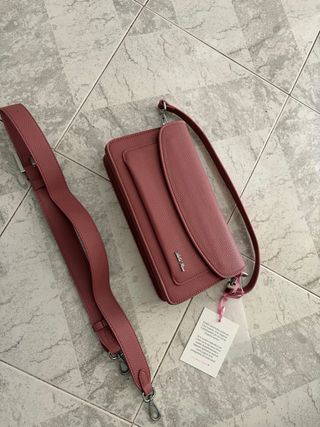 Borsa Label Rose rosa