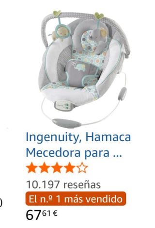 Hamaca mecedora para bebé