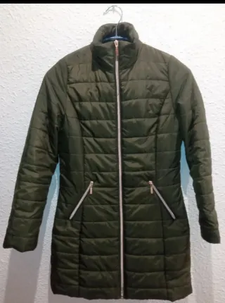 Abrigo acolchado verde