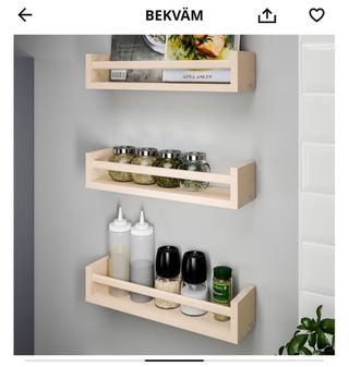 Estante de pared IKEA madera