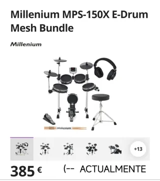 Batería Electrónica Principiantes Millenium MPS-15