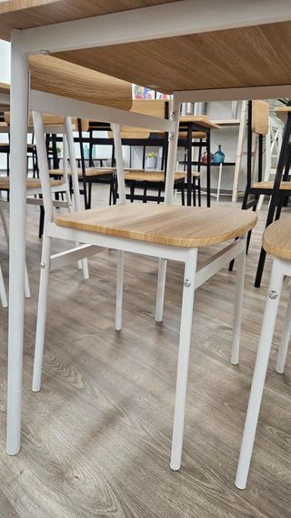 REBAJAS! Conjunto mesa y 2 sillas cocina madera