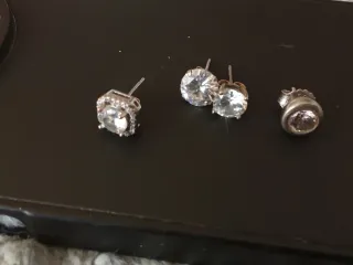 Juego de pendientes plata ley 925