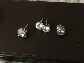 Juego de pendientes plata ley 925