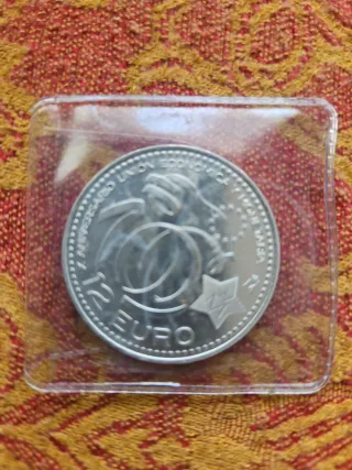 Coleccion monedas 12 euros a peso de plata