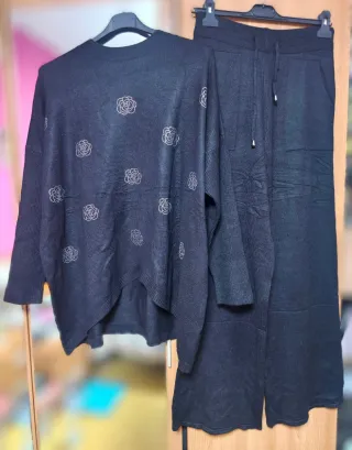 Conjunto dos piezas negro