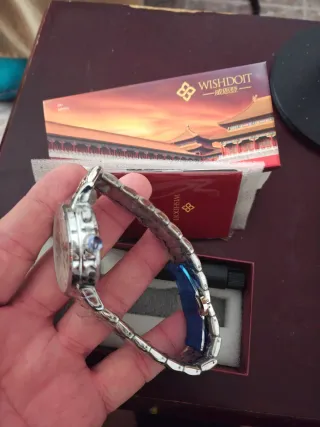 Reloj WISHDOIT Caballero Oro y Plata