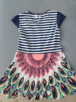 Vestido Desigual niña T9/10 años, lentejuelas