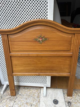 Cabecero de cama de madera 90cm