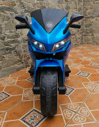 Moto Eléctrica Infantil Azul