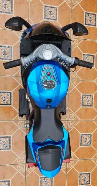 Moto Eléctrica Infantil Azul