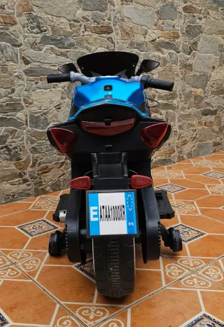 Moto Eléctrica Infantil Azul