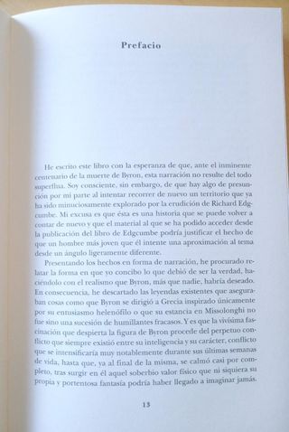 BYRON EL ULTIMO VIAJE HAROLD NICOLSON