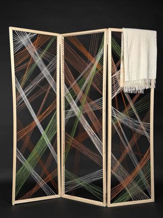 Biombo decorativo de hilos