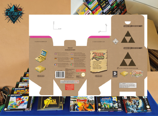 Caja Nintendo Game Boy Advance SP Zelda