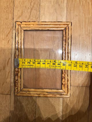 Cornice vintage in bambù