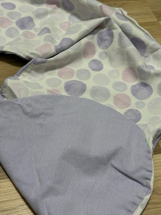 Cojín de lactancia azul