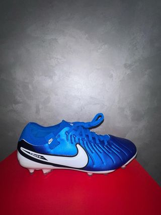 Zapatillas Nike Futbol Azules y Blancas