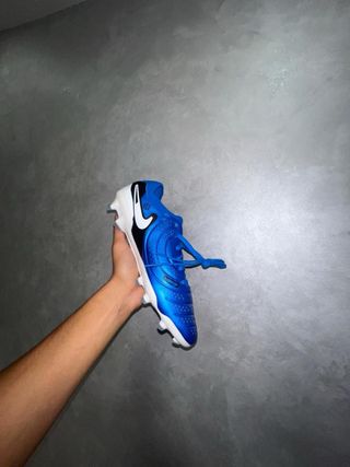 Zapatillas Nike Futbol Azules y Blancas