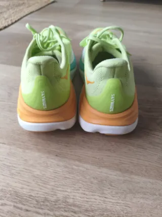 Zapatillas Hoka Skyward X Verde Naranja