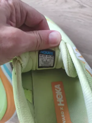 Zapatillas Hoka Skyward X Verde Naranja