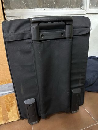 2 Trolleys negros con ruedas
