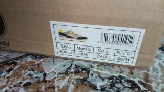 Zapatillas Yumas Talla 45 Gris y Verde