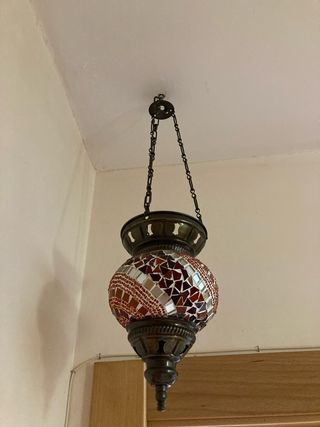 Lámpara colgante turca mosaico