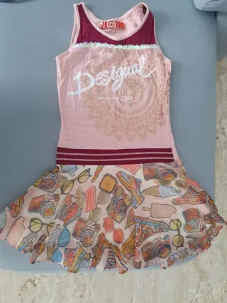 Vestido Desigual niña 9/10 años elegante