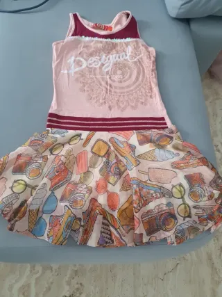 Vestido Desigual niña 9/10 años elegante