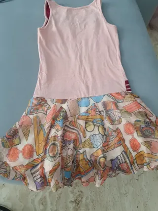 Vestido Desigual niña 9/10 años elegante