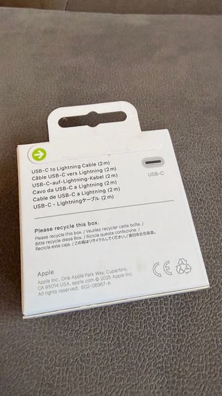 Cavo caricatore iPhone 2 metri ORIGINALE