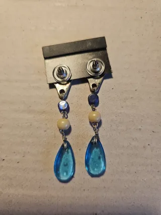 Pendientes Lola Casademunt Azul y Plata