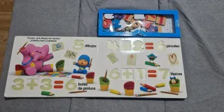 Aprende a contar con Pocoyó: Libro con piezas e...