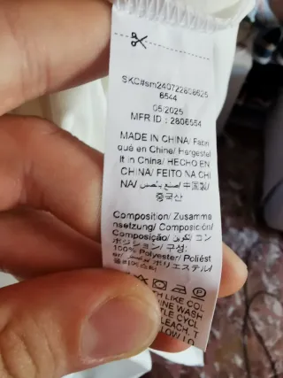 Maglietta maniche corte scollo a V