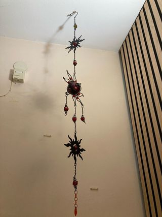 Colgante étnico sol y cuentas